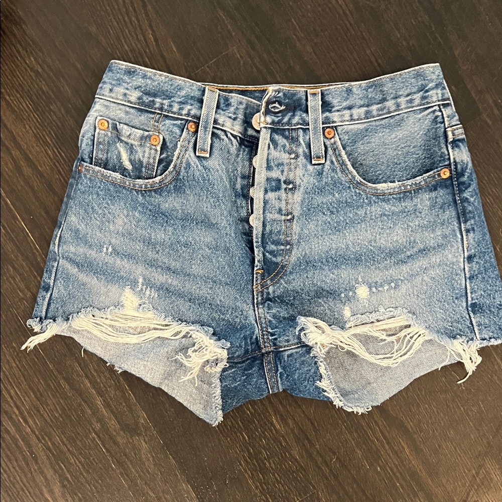 Levi's Blue Jean Shorts